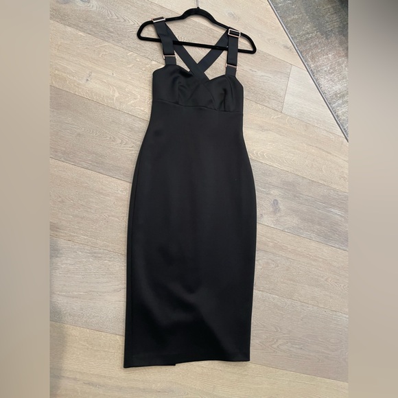 Ted Baker Black Sheath Halter Dress - Picture 4 of 4